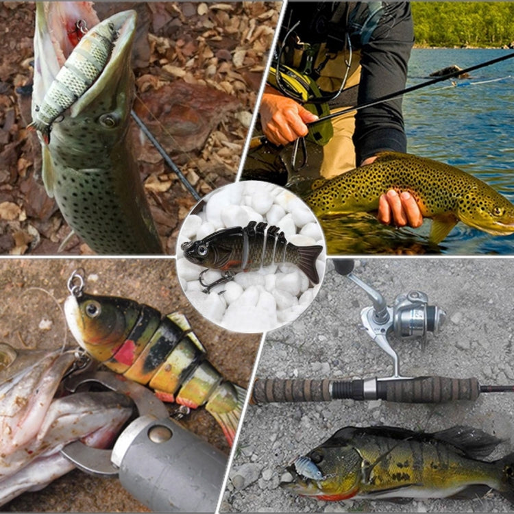 HENGJIA JM020 11cm 18g Multi-section Plastic Hard Baits Fishing Lures Set Fishing Tackle Baits, 1#, 2#, 3#, 4#, 5#