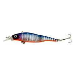 HENGJIA JM010-X 6# 8.8cm 7.4g 2-section Plastic Hard Baits Artificial Fishing Lures with Treble Hook, Random Color Delivery, JM010-X 6# 8.8cm