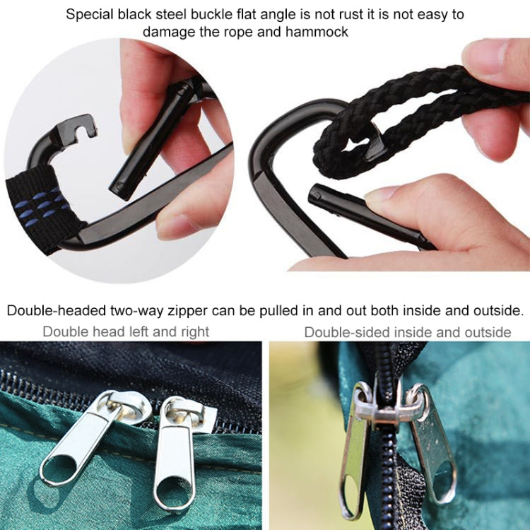 Portable Outdoor Parachute Hammock with Mosquito Nets, Blue, Army Green, Black, Dark Blue + Baby Blue, Pink Blue, Green