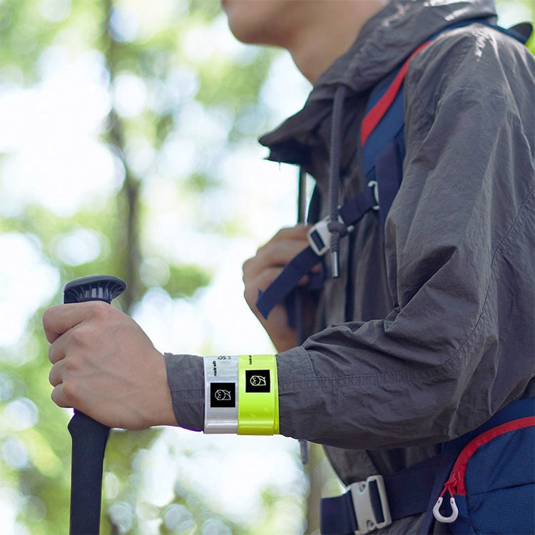 4 PCS Original Xiaomi Youpin Scotchlite Reflective Wristband Safety Reflective Wrist Belt, 4 PCS