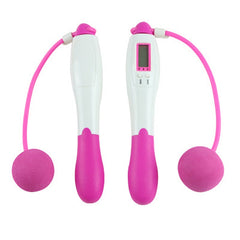Digital Professional Counting Jump Rope Sports Ball Counter Skipping Rope, Jump Rope with Ball (Pink), Jump Rope with Ball (Blue), Jump Rope with Ball (Green)