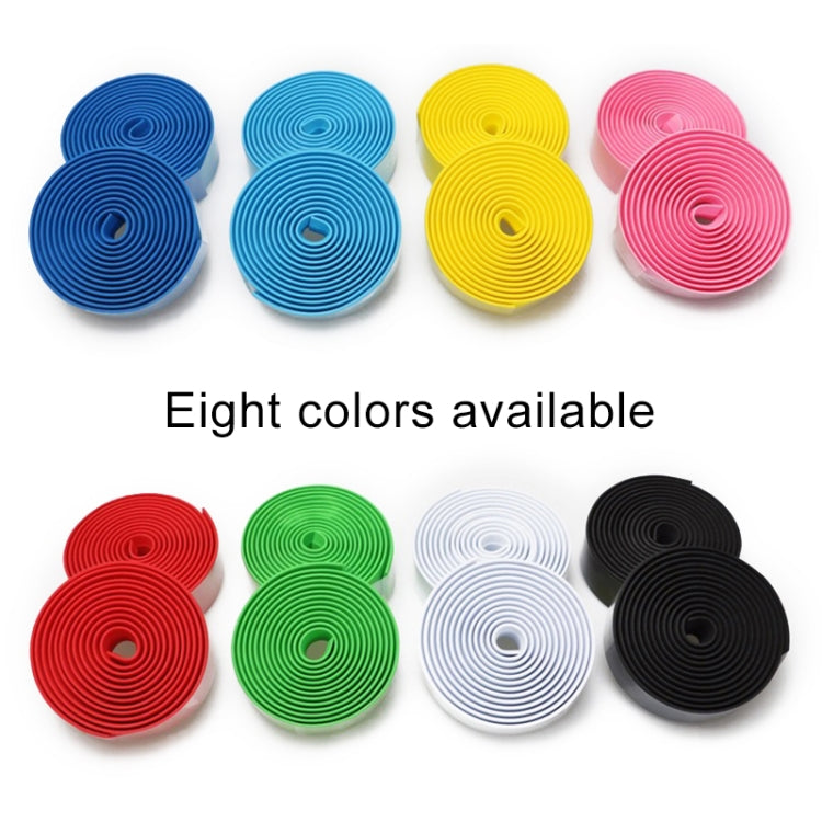 1 Pair Cycling Road Bike Sports Bicycle Cork Handlebar Tape Wrap + 2 Bar Plug, 2m Red, 2m White, 2m Yellow, 2m Black, 2m Green, 2m Blue
