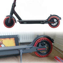 8.5 inch Electric Scooter Wear-resistant Shock-absorbing Decorative Pattern Tire Honeycomb Solid Tire, Suitable for Xiaomi Mijia M365
