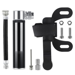 Manual Mini Portable Bicycle Aluminum Alloy Pump, Inflator Black, Inflator Red, Inflator Silver