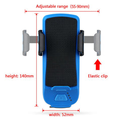 USB Charging Bicycle Light Front Handlebar Led Light , with Holder & Electric Horn, 2400mAh Battery