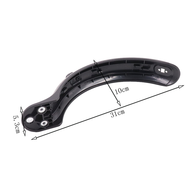 For Xiaomi Mijia M365 Electric Scooter Accessories Rear Wheel Fender with Hook, Fender with Hook Black, Fender with Hook White