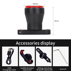 Antusi Q5 Bicycle Rear Light Automatic Brake Induction Taillight, Q5