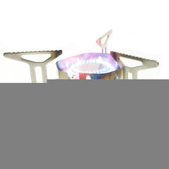S187 Outdoor Portable Mini Stainless Steel Camping Stove Windproof Gas Stove, S187
