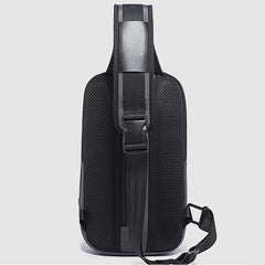 BANGE Men Security USB Chest Bag Portable Outdoor Shoulder Bag, Outdoor Shoulder Bag