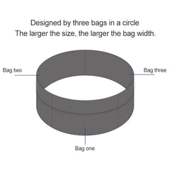 Personal Large-capacity Stretch Tablet Pockets Travel Anti-theft Bag Phone Bag,Size: M, Size: M
