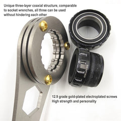 BIKERSAY GK-BB01 Bike Multi-Function Wrench Shaft Removal Tool BBR60 MT800 BB9000, GK-BB01