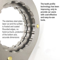 BIKERSAY GK-BB01 Bike Multi-Function Wrench Shaft Removal Tool BBR60 MT800 BB9000, GK-BB01