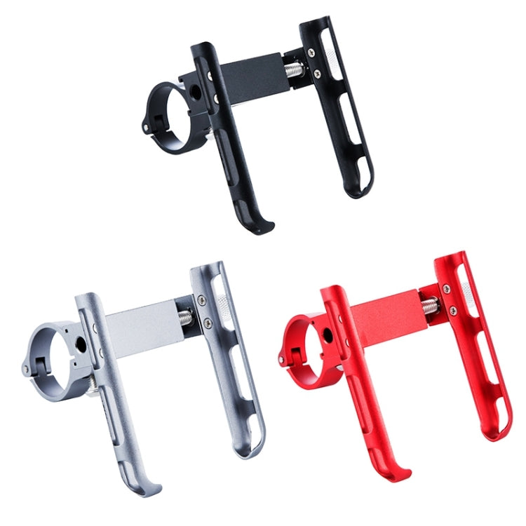 BIKERSAY MP007 Universal Aluminum Alloy Motorcycle Bicycle Phone Holder, MP007(Titanium Color)