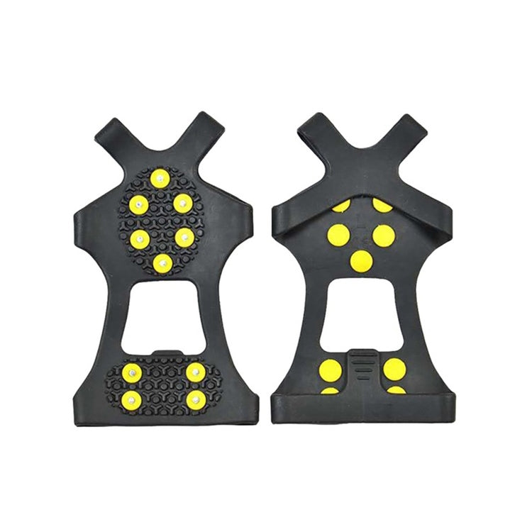 10 Teeth Ice Claw Outdoor Non-slip Shoes Covers for Ice Snow Ground, Size : XL, Size : XL