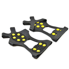 10 Teeth Ice Claw Outdoor Non-slip Shoes Covers for Ice Snow Ground, Size : XL, Size : XL