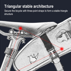 Rhinowalk TF551 2.5L Full Waterproof Bicycle Saddle Bag, TF551 2.5L