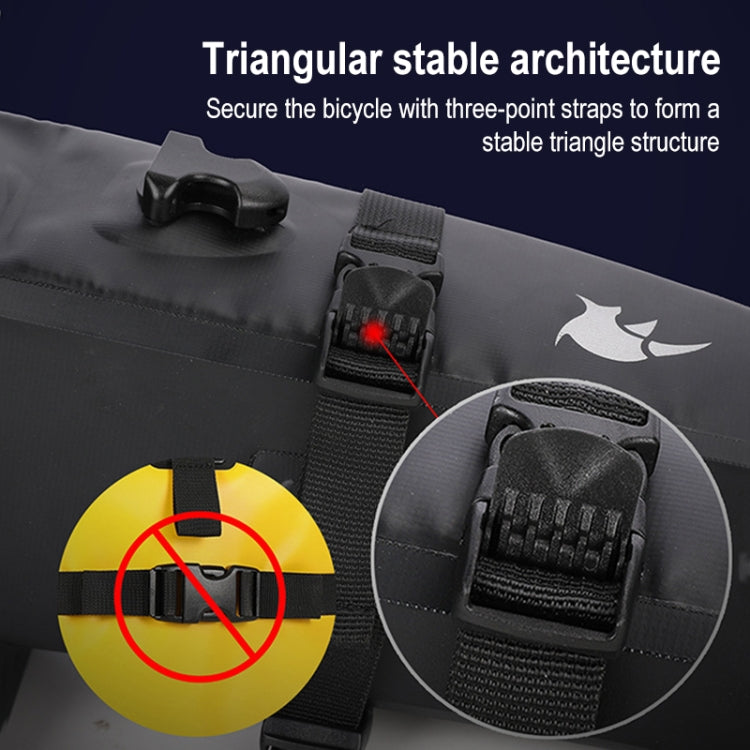 Rhinowalk TF551 2.5L Full Waterproof Bicycle Saddle Bag, TF551 2.5L