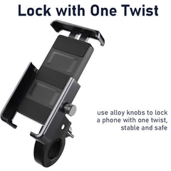 QX-21 360 Degrees Rotating Cycling Mobile Phone Holder, QX-21