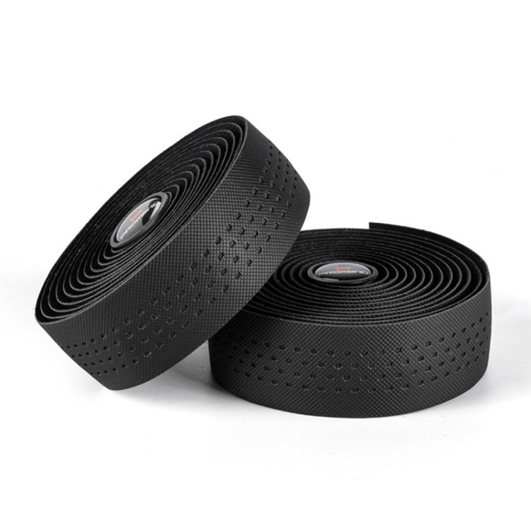 PROMEND GR-082 1 Pair Two-color Antiskid Bicycle Grips Tape, 215x3cm Black, 215x3cm Black+Green, 215x3cm Black Blue, 215x3cm Black Red, 215x3cm Black White