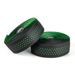 PROMEND GR-082 1 Pair Two-color Antiskid Bicycle Grips Tape, 215x3cm Black, 215x3cm Black+Green, 215x3cm Black Blue, 215x3cm Black Red, 215x3cm Black White