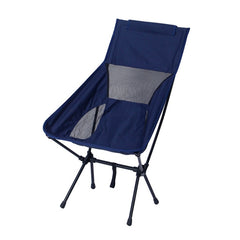 Large Outdoor Camping Leisure Beach Portable Folding Chair, Large(Navy Blue), Large (White), Large(Black), Large(Grey)