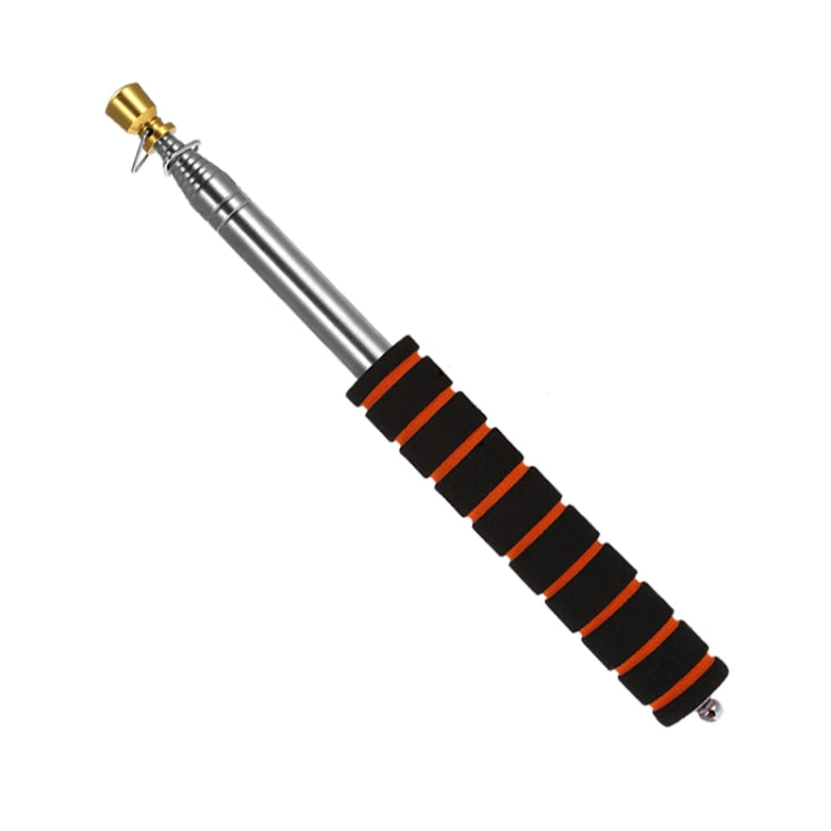 3M 11 Knots Telescopic Stainless Steel Sponge Golden Head Teaching Stick Guide Signal Flag, 3M 11 Knots