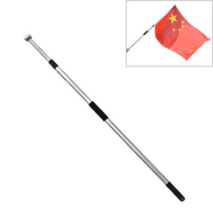 10 PCS 3M 3 Knots Multi-function Telescopic Stainless Steel Teaching Stick Guide Flagpole Signal Flag, 3M 3 Knots
