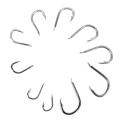 ISE 500 PCS Mixed Size Fish Barbed Hook Fishing Hooks, 6-15 #