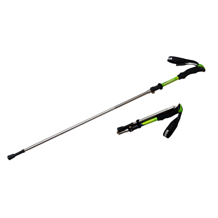 125cm Adjustable Portable Outdoor Aluminum Alloy Trekking Poles Stick, Green#125cm, Blue#125cm, Red#125cm, Yellow#125cm