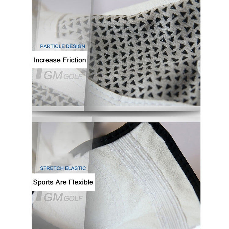 PGM Left Hand Sheepskin Anti-slip Particle Golf Men Gloves, Size: 25#, Size: 25#
