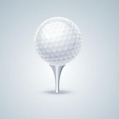 Synthetic Rubber Driving Range Golf Balls, Double Layer Blank Elastic Golf Balls, Rubber Ball White