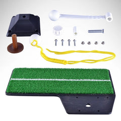 PGM Golf 66 Grass Putting Mat Push Rod Trainer, Size: 48x23cm, Black,66 Grass