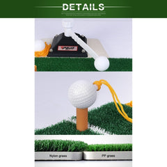 PGM Golf 66 Grass Putting Mat Push Rod Trainer, Size: 48x23cm, Black,66 Grass