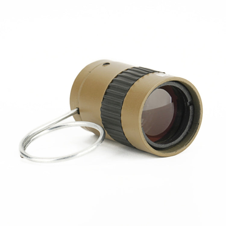 2.5x17.5mm Mini Pocket Miniature Telescope with Finger Buckle, 2.5x17.5 Black, 2.5x17.5 Gold