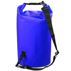Outdoor Waterproof Double Shoulder Bag Dry Sack PVC Barrel Bag, Capacity: 30L, Capacity: 30L (Dark Blue), Capacity: 30L (Orange), Capacity: 30L (Pink), Capacity: 30L (Green), Capacity: 30L (Sky Blue), Capacity: 30L (Yellow), Capacity: 30L (Black)
