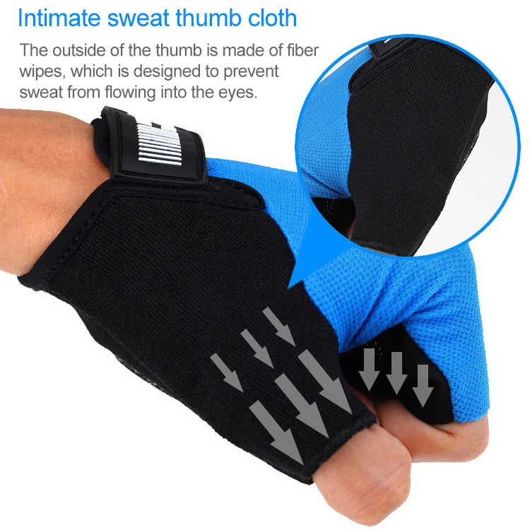 BaseCamp BC-204 Bicycle Half Finger Gloves Lycra Fabric Cycling Gloves, Size: XL, Size: XL