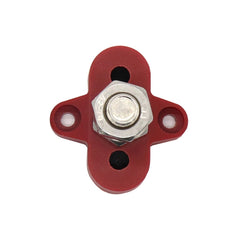 Single Heavy-Duty Terminal Studs Red M10 Bus Bar for Car / RV / Boat, M10 Red