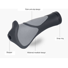 DEEMOUNT BGP110 Mountain Bike Bicycle Rubber Handlebar Cover,Conventional Version, Original Version