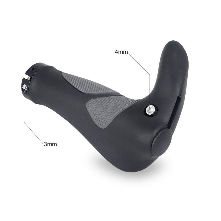 DEEMOUNT BGP110 Mountain Bike Bicycle Rubber Handlebar Cover, Horn Version, Horn Version