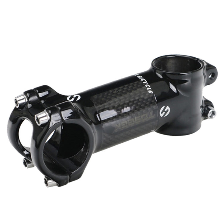 TOSEEK Road Mountain Bike Ultra-light Handlebar Stem Riser Faucet, Size: 6 Degree, 80mm (Gloss), 6 Degree, 80mm