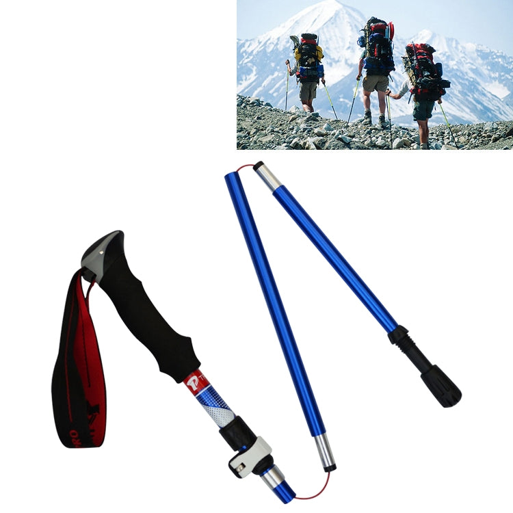 5 Node Portable Foldable Aluminium Alloy Alpenstocks Trekking Poles, Folding Length : 28.5CM, Folding Length : 28.5CM (Black), Folding Length : 28.5CM (Green), Folding Length : 28.5CM (Blue), Folding Length : 28.5CM (Red)