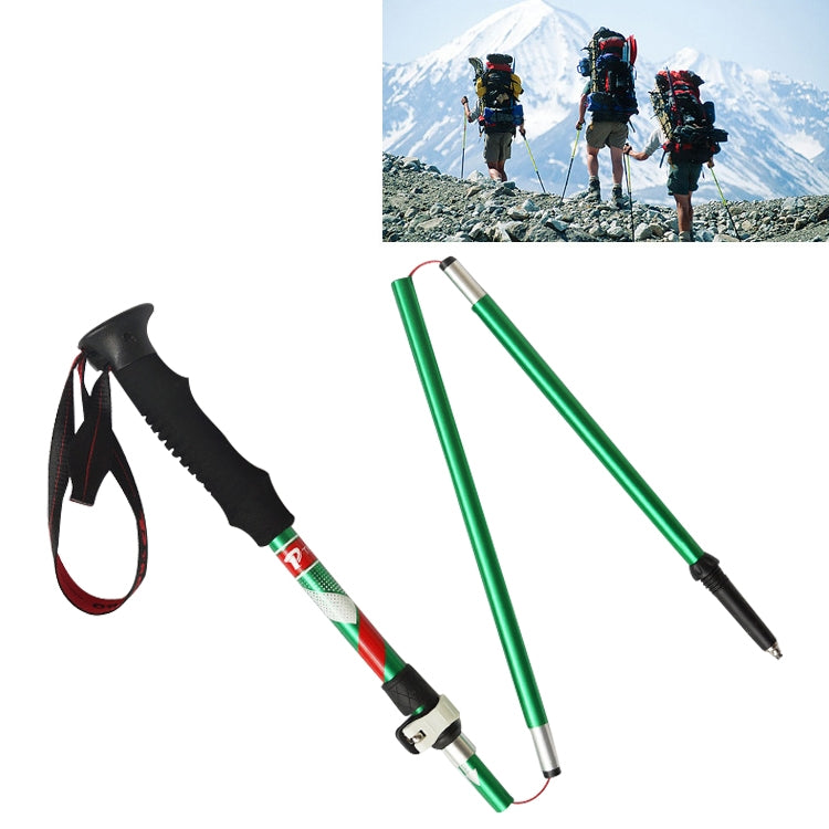 5 Node Portable Foldable Aluminium Alloy Alpenstocks Trekking Poles, Folding Length : 35CM, Folding Length : 35CM (Black), Folding Length : 35CM (Green), Folding Length : 35CM (Blue), Folding Length : 35CM (Red)
