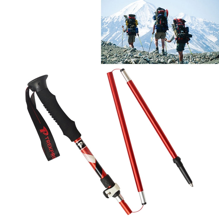 5 Node Portable Foldable Aluminium Alloy Alpenstocks Trekking Poles, Folding Length : 35CM, Folding Length : 35CM (Black), Folding Length : 35CM (Green), Folding Length : 35CM (Blue), Folding Length : 35CM (Red)
