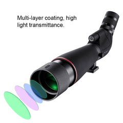 HTK-72 20x-60x High Definition Night Vision Zoom Monocular Telescope for Outdoor Camping Birdwatching with Tripod, 20 x 60