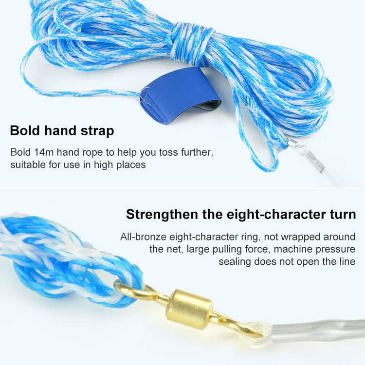 300 Flying Disc Tire Cords Fishing Net, Height: 1.5m, 300 Flying Disc Tire Cords