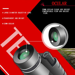 Moge 12x50 Professional HD Monocular Night Vision Telescope, Moge 12x50