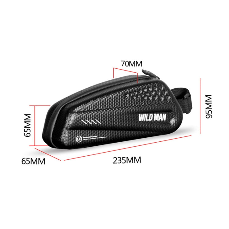 WILD MAN EX Waterproof Front Bag MTB Mobile Phone Sets Bicycle Tube Bag Riding Accessories, EX