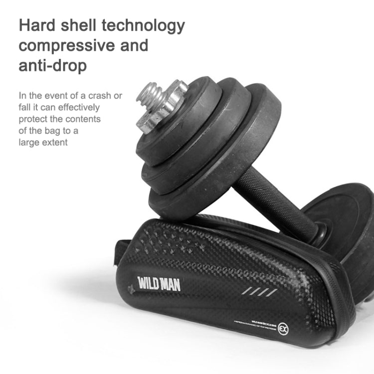 WILD MAN EX Waterproof Front Bag MTB Mobile Phone Sets Bicycle Tube Bag Riding Accessories, EX