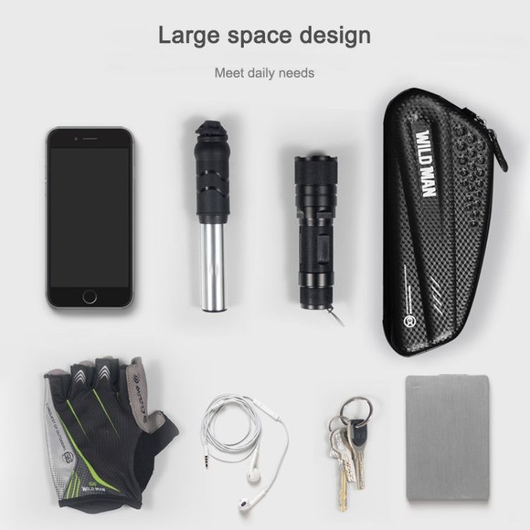 WILD MAN EX Waterproof Front Bag MTB Mobile Phone Sets Bicycle Tube Bag Riding Accessories, EX