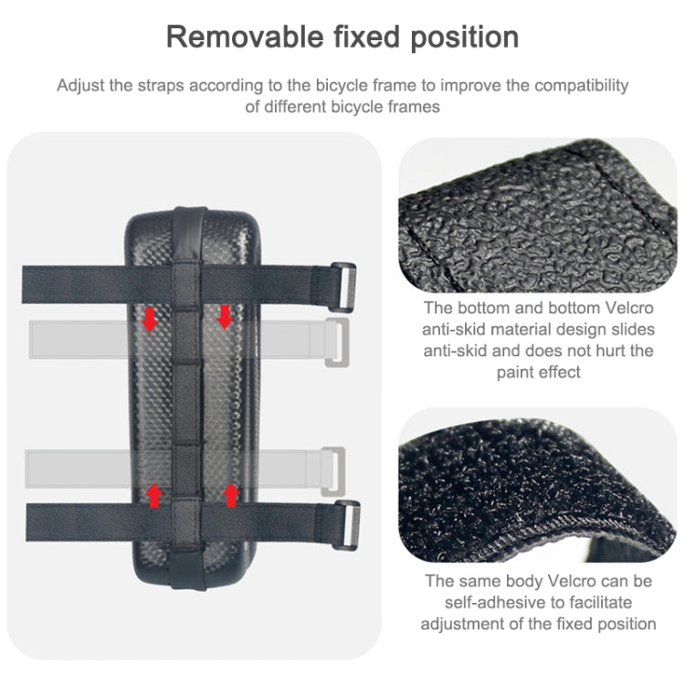WILD MAN EX Waterproof Front Bag MTB Mobile Phone Sets Bicycle Tube Bag Riding Accessories, EX